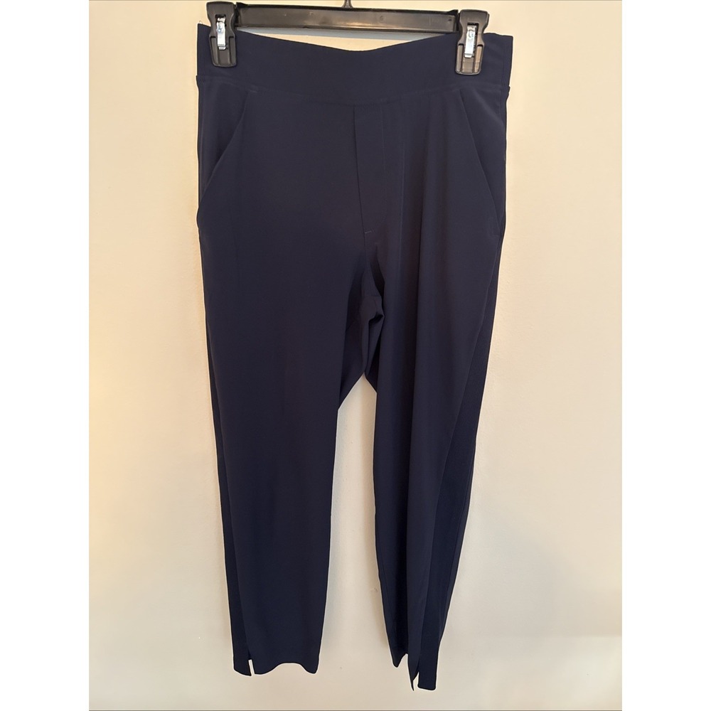 Athleta Brooklyn Ankle Pant Women's Size 4 Blue Pull On Pockets Workwear Casual